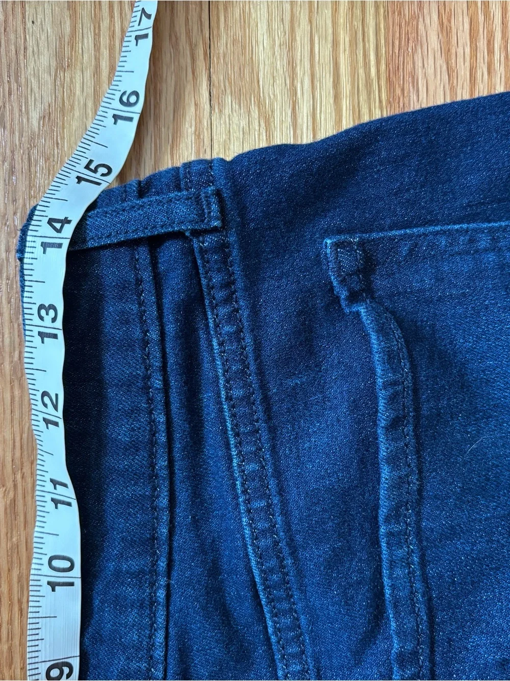 Old Navy Women's Dark Blue Wide-Leg, High Waist Jeans